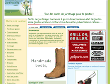 Tablet Screenshot of jardinoutils.com